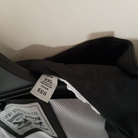 Levi's Women's Hooded Faux-Leather Parka Coat sz XXL - Picture 4 of 6